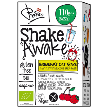Little Rosie's Shake Awake Breakfast Oat Shake Cherry & Strawberry 5 x 22g